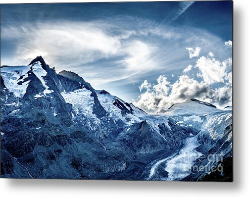 Adventure Metal Print featuring the photograph National Park Hohe Tauern With Grossglockner The Highest Mountain Peak Of Austria And The Alps by Andreas Berthold