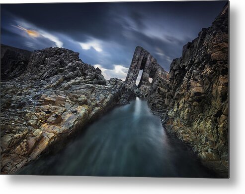 Scenics Metal Print featuring the photograph Naturaleza Futurista by Juan PIXELECTA