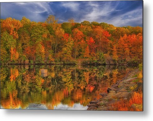 Harriman State Park Metal Print featuring the photograph Natures Color Palette NY by Susan Candelario