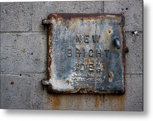 Old Montreal Metal Print featuring the photograph New, Bright, Idea by Jim Whitley
