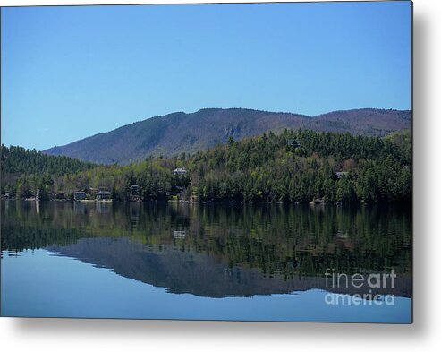 Newfound Lake Metal Print featuring the photograph Newfound Reflections of Hebron by Xine Segalas