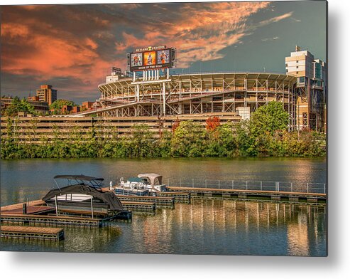University Of Tennessee Metal Print featuring the photograph Neyland Stadium, Home of the Tennessee Vols by Marcy Wielfaert