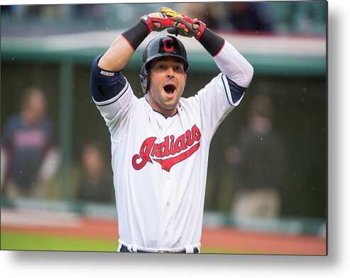 American League Baseball Metal Print featuring the photograph Nick Swisher by Jason Miller