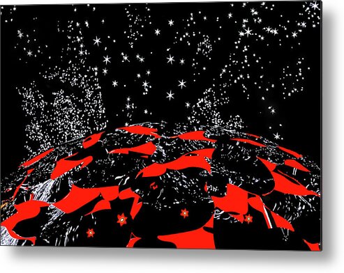 Abstract Designs Metal Print featuring the photograph The Stars Are Ours by Terry Walsh