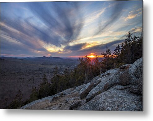 Sugarloaf Metal Print featuring the photograph North Sugarloaf Spring Sunset by White Mountain Images