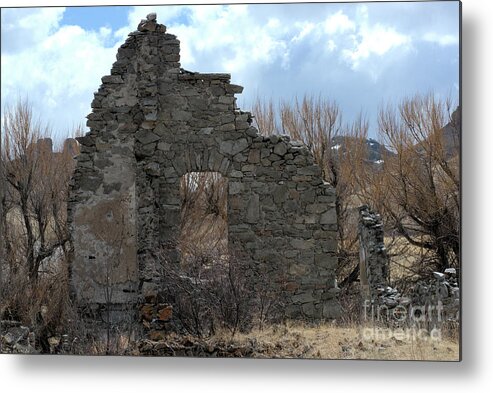 Abandoned Metal Print featuring the photograph Not Much Left by Kae Cheatham