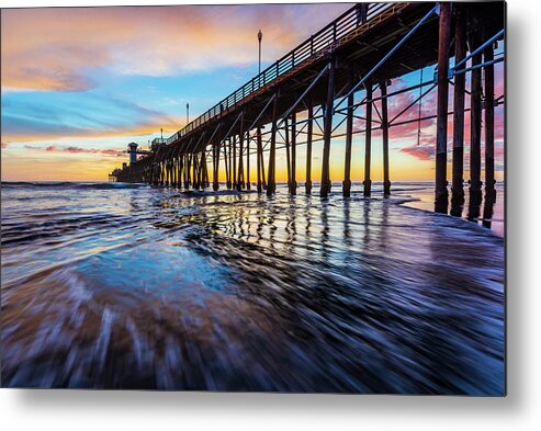  Metal Print featuring the photograph Oceanside Pier by Local Snaps Photography