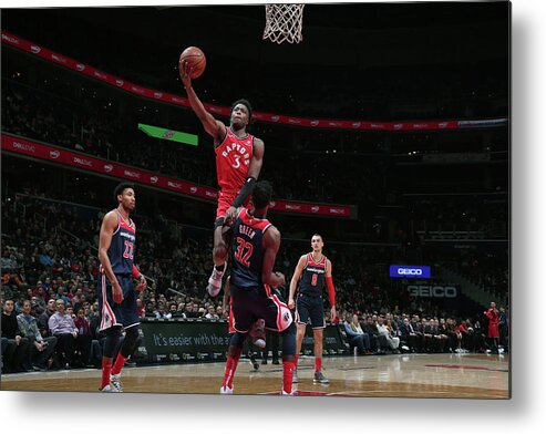 Nba Pro Basketball Metal Print featuring the photograph Og Anunoby by Ned Dishman