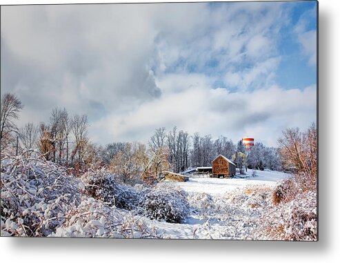 Farm Metal Print featuring the photograph Ol' Man Barker's Farm by Betty Denise