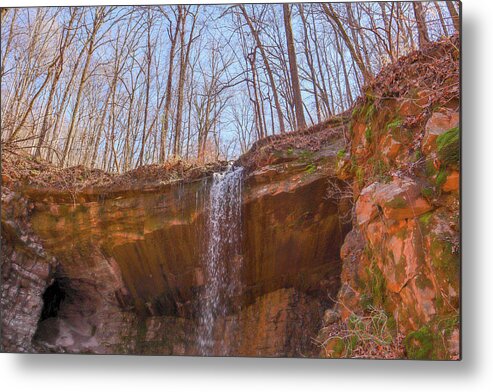 James H. Sloppy Floyd State Park Metal Print featuring the photograph Old Marble Mine Rains by Ed Williams
