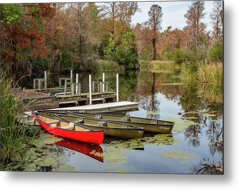 Canoe Metal Print featuring the photograph Old Santee Canal Park 12 by Cindy Robinson