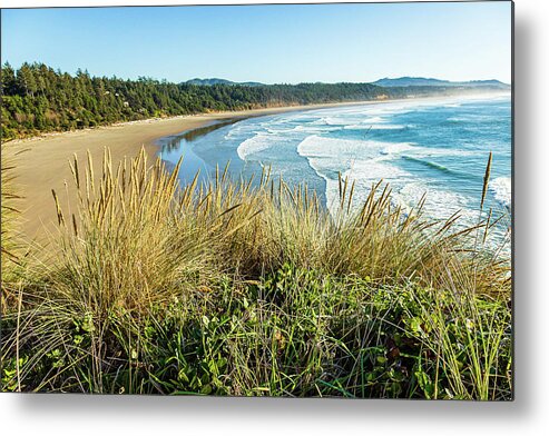 Landscape Metal Print featuring the photograph Oregon Coast-1 by Claude Dalley