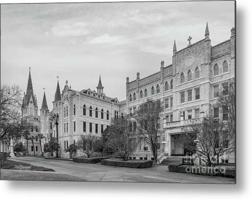 Our Lady Of The Lake Metal Print featuring the photograph Our Lady of the Lake University Moye Hall by University Icons