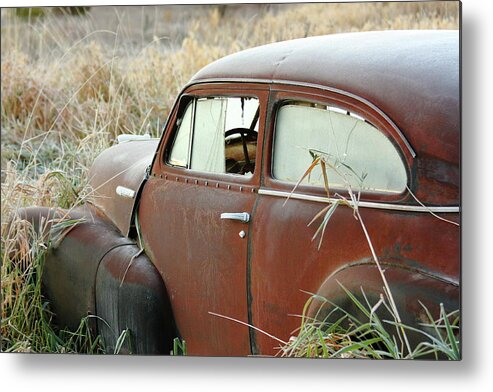 Chevrolet Metal Print featuring the photograph Out To Pasture by Lens Art Photography By Larry Trager