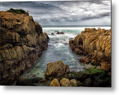 Seascape Metal Print featuring the photograph Out to Sea by Jason Roberts