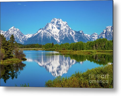 Grand Teton Metal Print featuring the photograph Oxbow Bend, Grand Teton National Park by Sturgeon Photography