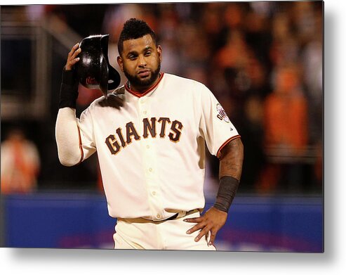 San Francisco Metal Print featuring the photograph Pablo Sandoval by Elsa