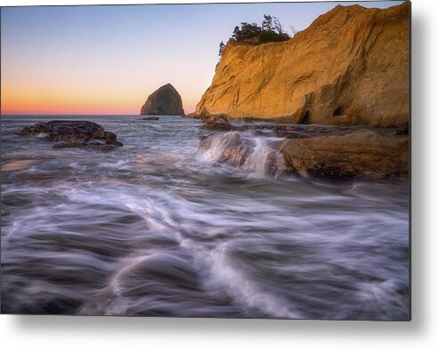 Oregon Metal Print featuring the photograph Pacific Pastels by Darren White