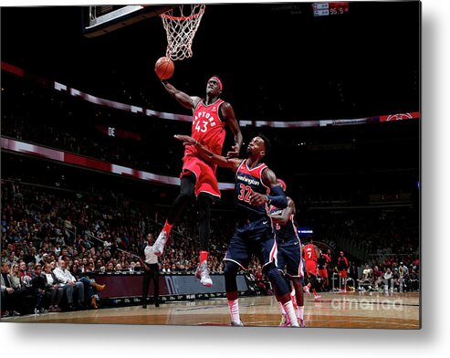 Pascal Siakam Metal Print featuring the photograph Pascal Siakam by Ned Dishman