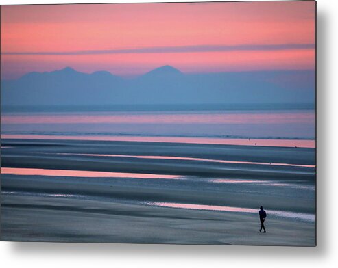 Sunrise Metal Print featuring the photograph Pastel Sunrise, Bettystown Beach by Sublime Ireland