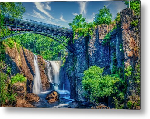 Great Falls Metal Print featuring the photograph Paterson Great Falls by Penny Polakoff