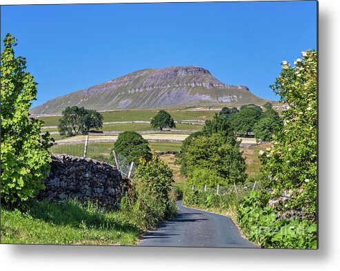 England Metal Print featuring the photograph Pen-y-ghent by Tom Holmes Photography
