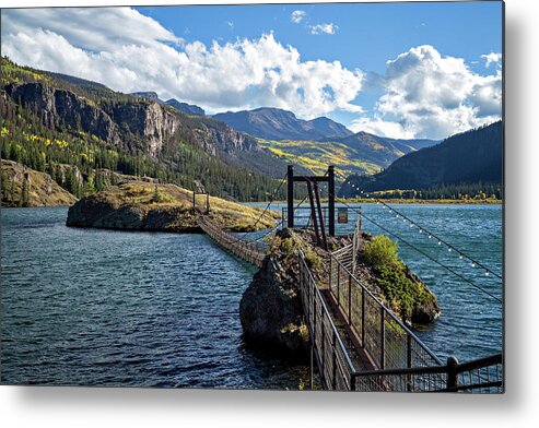 Colorado Metal Print featuring the photograph Peninsula Bridge by Lana Trussell