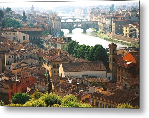 Italy Metal Print featuring the photograph Ponte Vecchio by Claude Taylor