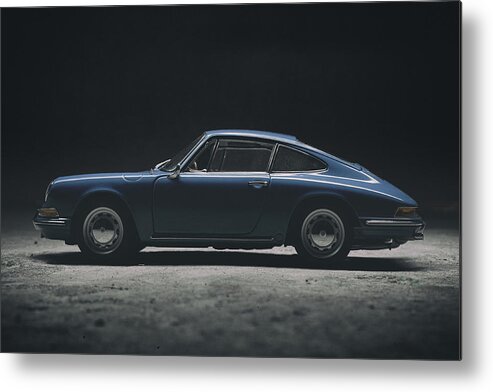 Sports Car Metal Print featuring the photograph Porsche 911 Model Car by Simonbradfield