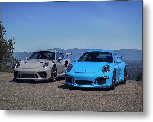Cars Metal Print featuring the photograph #Porsche #GTCars #Print by ItzKirb Photography