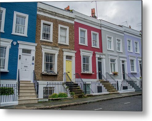 Architectural Feature Metal Print featuring the photograph Portobello road, London by David Rius & Núria Tuca