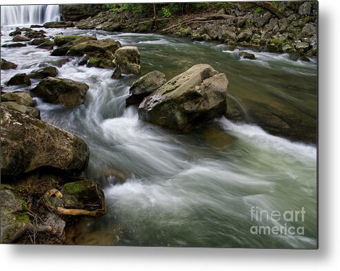 Waterfall Metal Print featuring the photograph Potter's Falls 16 by Phil Perkins