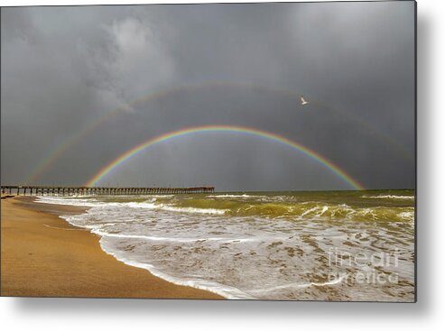Rainbow Metal Print featuring the photograph Promise of Hope by DJA Images
