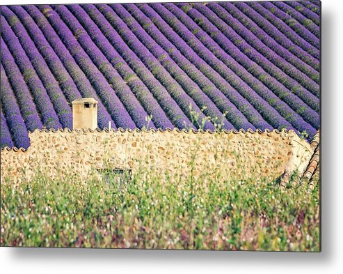 Provence Metal Print featuring the photograph Provence Vibes by Manjik Pictures