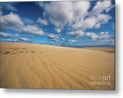 Sand Metal Print featuring the photograph Purely Simple by Anthony Heflin