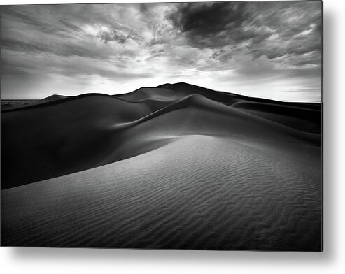 Algodones Dunes Metal Print featuring the photograph Pyramids of Sand by Alexander Kunz