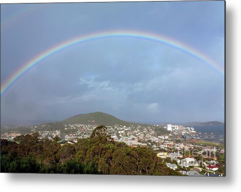 Albany Metal Print featuring the photograph Rainbow over Albany, Western Australia by Elaine Teague
