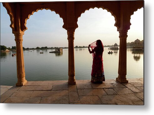 Rajasthan Metal Print featuring the photograph Serendipity - Rajasthan Desert, India by Earth And Spirit