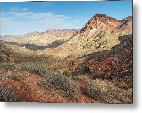 Landscape Metal Print featuring the photograph Red Pass, Death Valley by Alexander Kunz