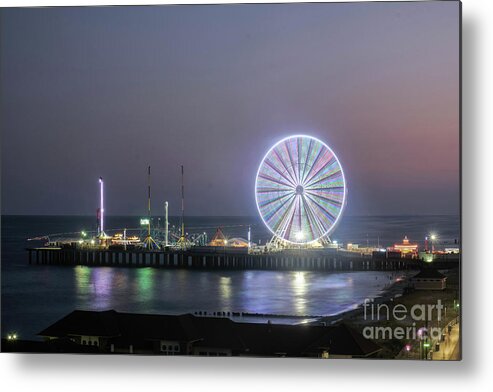 Atlantic Metal Print featuring the photograph Reflections of Atlantic City by Paul Watkins
