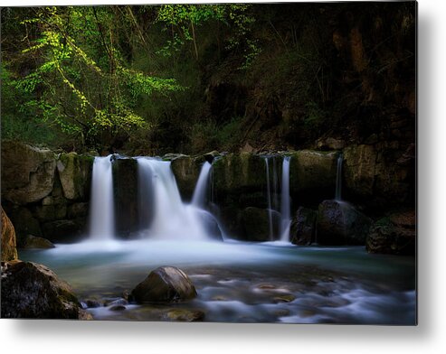 Waterfall Metal Print featuring the photograph Renewal II by Dominique Dubied