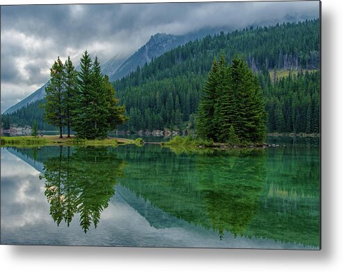 Two Jack Lake Metal Print featuring the photograph Revel in Nature by Darlene Bushue
