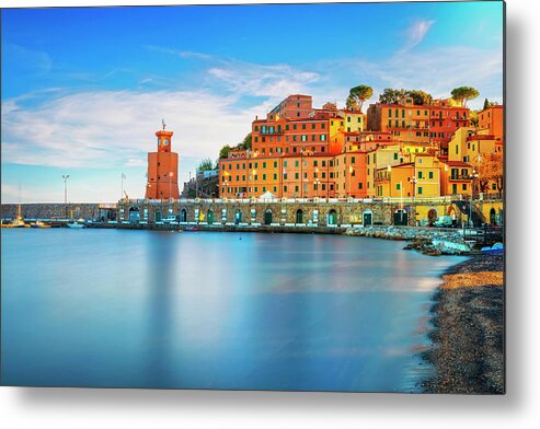 Elba Metal Print featuring the photograph Rio Marina village. Elba Island by Stefano Orazzini