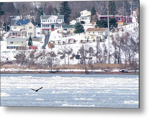 Hudson River Metal Print featuring the photograph River Ice by Kevin Suttlehan