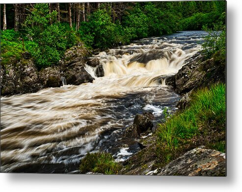 Scotland Metal Print featuring the photograph River Orchy Rapids #2 - Scotland by Stuart Litoff