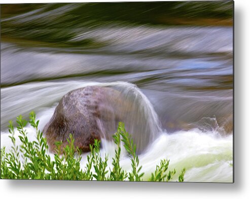 River Metal Print featuring the photograph River Rock by Dart Humeston