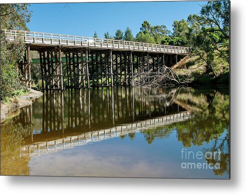 Road Bridge Metal Print featuring the photograph Road Bridge, Bridgetown, Western Australia by Elaine Teague