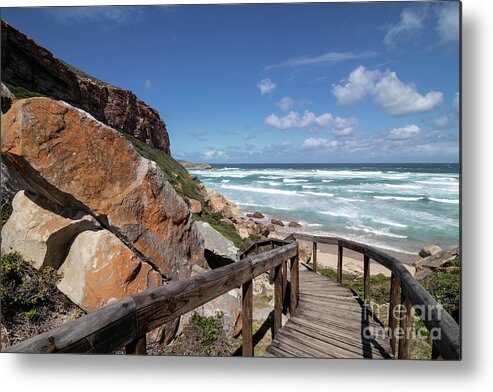 Pathway Metal Print featuring the photograph Robberg Nature Reserve by Eva Lechner