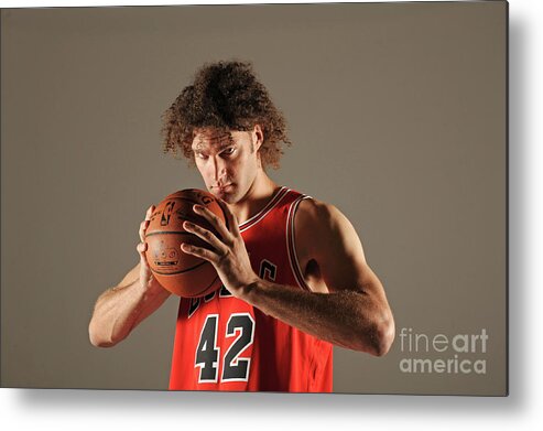 Robin Lopez Metal Print featuring the photograph Robin Lopez by Randy Belice