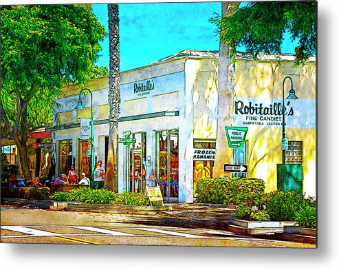 Carpinteria Metal Print featuring the photograph Robitaille's Candy Store by Beth Taylor